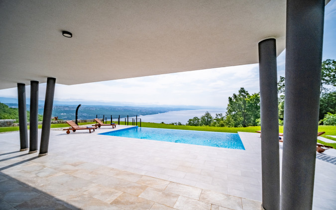 Villa Deavista Opatija with Pool, Kvarner, Croatia Matulji