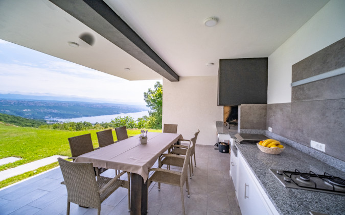 Villa Deavista Opatija with Pool, Kvarner, Croatia Matulji